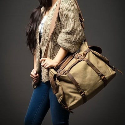 KA10 Vamp 2 Vintage™  Vintage Canvas Leder tasche schultertasche